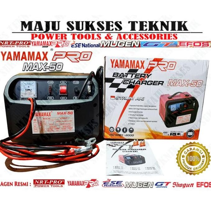 YAMAMAX PRO MAX 50 Battery Charger / Setrum Aki ACCU murah