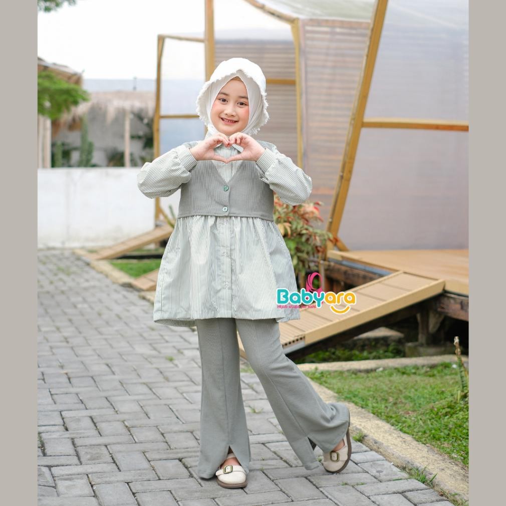 Baru Moana Oneset/Pakaian Fashion Anak Perempuan/Setelan Stelan Anak Perempuan/Cardigan Kardigan Ana