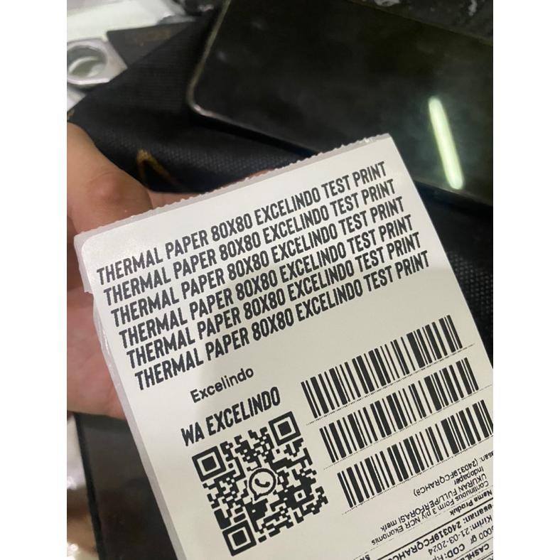 

Terbaru! Thermal Label / Thermal Sticker alas kertas resi online shop 100x150mm isi 250 / 500 lembar ,.