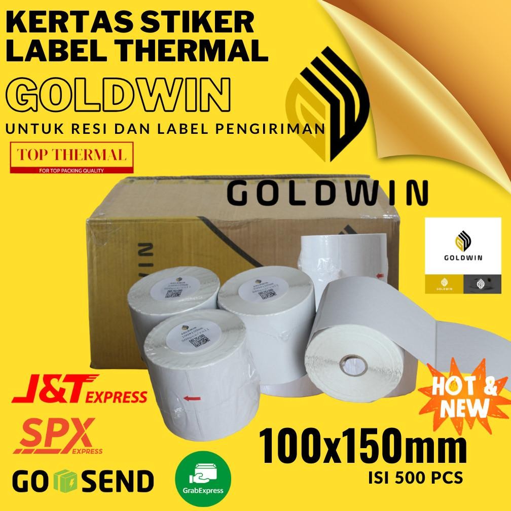 

Best - JRstore - KHUSUS INSTANT/SAMEDAY Label Barcode 100 x 150 / Kertas Sticker Thermal Resi 100x150MM WINSTAR ISI 500 PREMIUM SPEC ~
