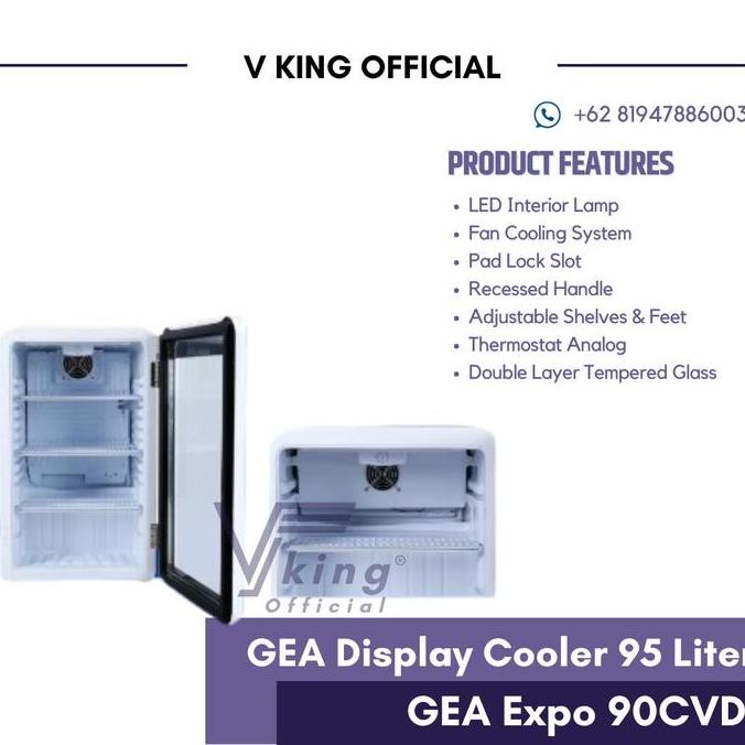 GEA EXPO 90FD / EXPO 90 FD Bar Chiller Showcase Display Cooler Mini