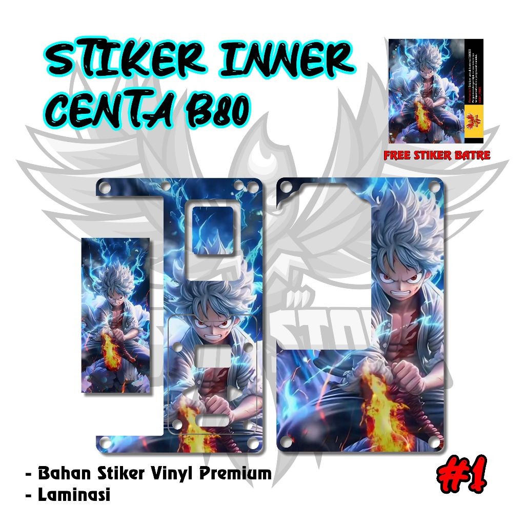 

Stiker Centa B80 Part 4 1 Garskin/Stiker Case Bisa Custom Motif - 2Pcs