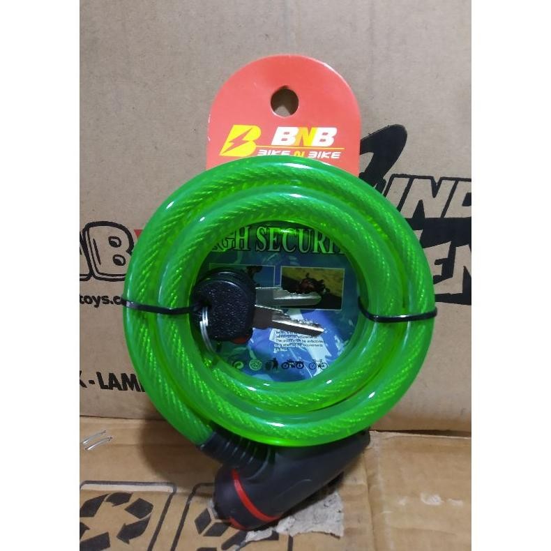 Kunci gembok sepeda inter,turanza dan Bnb seling baja