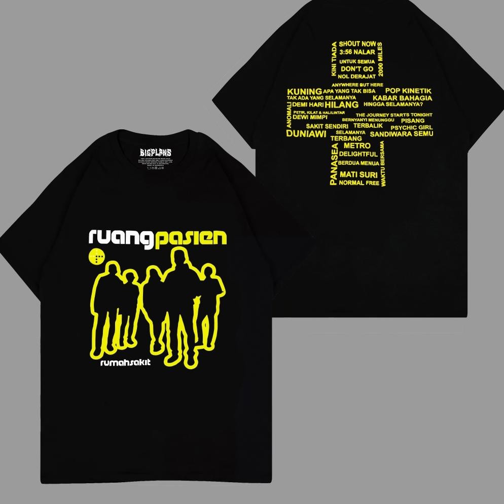 Promo Rumah Sakit Ruang Pasien Kaos Distro Band Rumah Sakit Premium Cotton