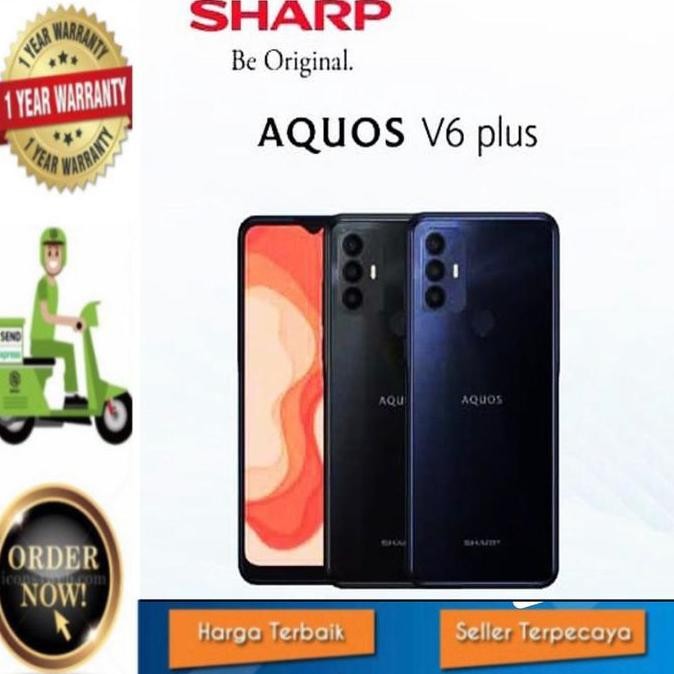 TERMURAH - AQUOS V6 Plus Smartphone/SHARP | SH-C04(B)/(G) HP ANDROID SHARP V6+