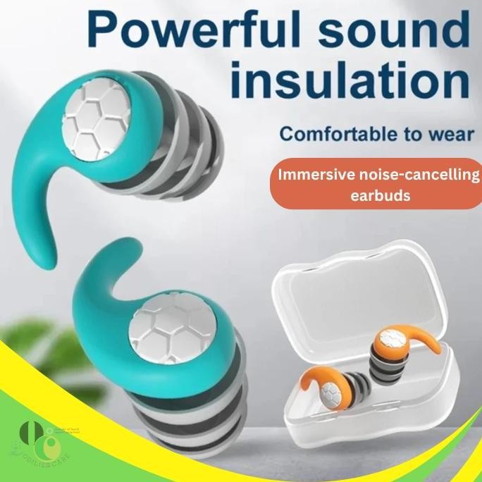 Asli Earplug Anak & Dewasa | Penutup Telinga Anti Bising untuk Tidur & Berenang