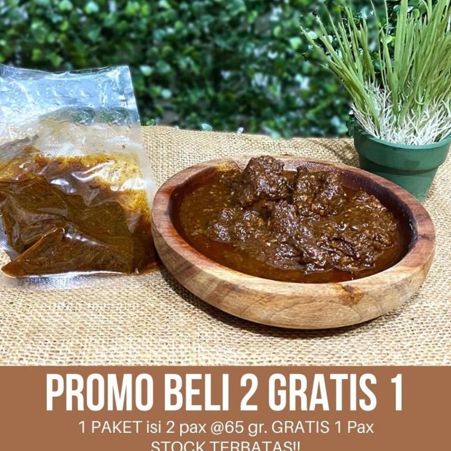 

Rendang Padang Suir Pecah Potongan Kecil Praktis Ekonomis