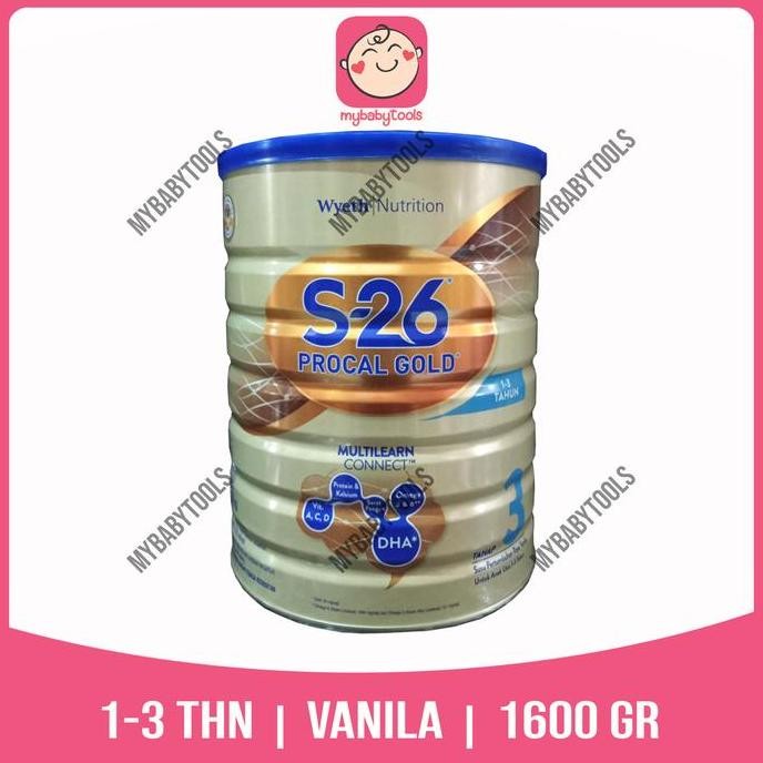 

terbaru s26 procal gold tahap 3 1600gr susu formula pertumbuhan 1-3 tahun