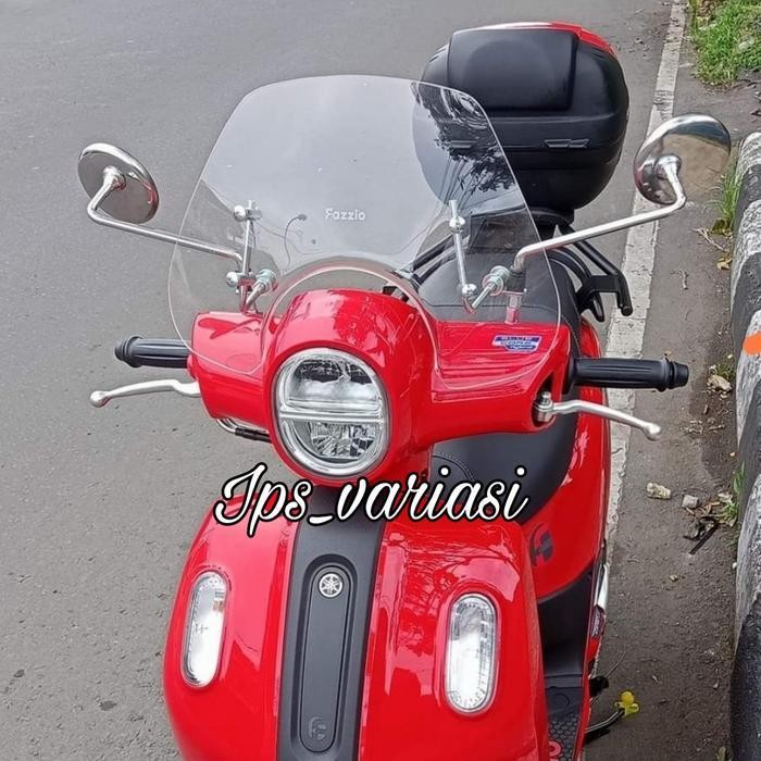 Winsil Fazzio Model Vespa Windshield Yamaha Fazzio Terbaru Original Dan Terpercaya