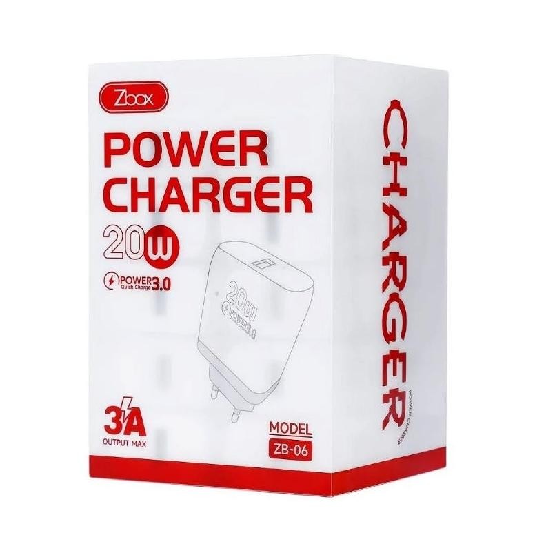 BATOK CHARGER ZBOX ZB-06 | | ADAPTOR CHARGER | TRAVEL ADAPTOR | ORIGINAL | TERLARIS