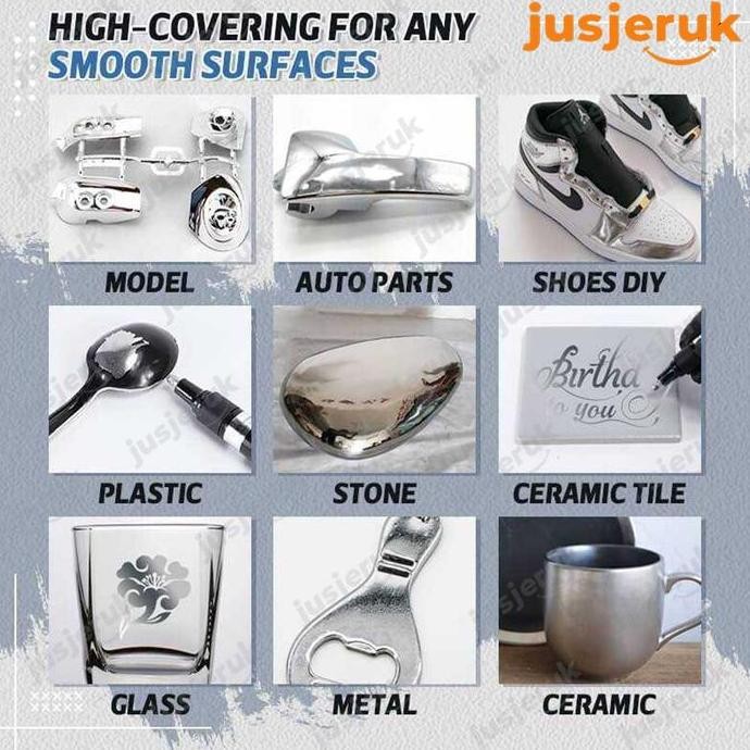 

JFACTORY SPIDOL PERMANEN MARKER METALLIC CHROME TAHAN AIR BERKUALITAS ORIGINAL DAN TERPERCAYA