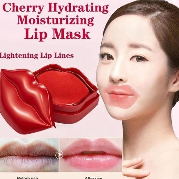 [Promo Diskon] Bioaqua Masker Bibir Cherry - Lip Mask Cherry Collagen Moisturizing [Terlaris]