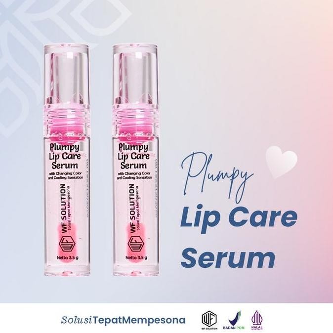 [Promo Diskon] Plumpy Lip Care Serum Wf Solution 2 Pcs [Terlaris]