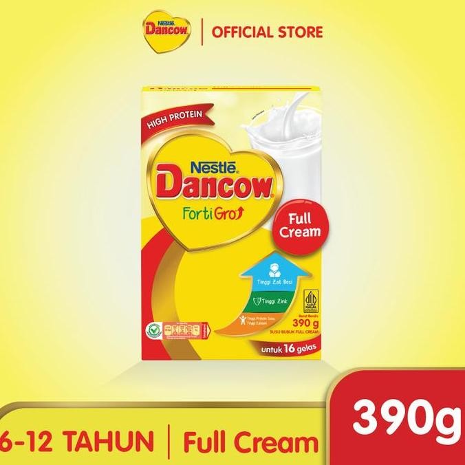 

terbaru dancow fortigro susu bubuk full cream anak 390gr - nestle susu anak