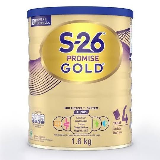 

terbaru s-26 promise gold tahap 4 susu formula anak usia 3-12 tahun 1600gr