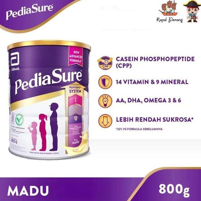 

terbaru pediasure triplesure 800gr susu anak rasa madu nutrisi lengkap