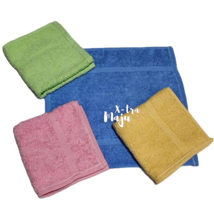 handuk wajah kecil muka handuk wajah polos katun sapu tangan lembut