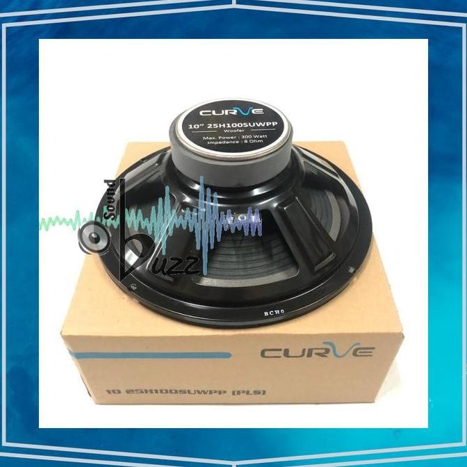 DISKON CURVE WOOFER 10 INCH 25H100SUWPP PLS SPEAKER SUBWOOFER BASS