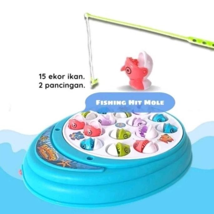 DISKON MAINAN PANCINGAN IKAN ANAK 2IN1 FISHING SERIES INTERAKTIF