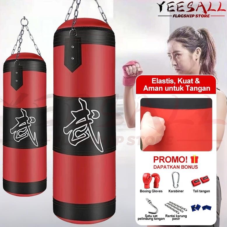 Samsak Tinju Gantung/Paket Lengkap Sarung Samsak Tinju Mma Muay Thai Boxing /Boxing/Mma/High Quality