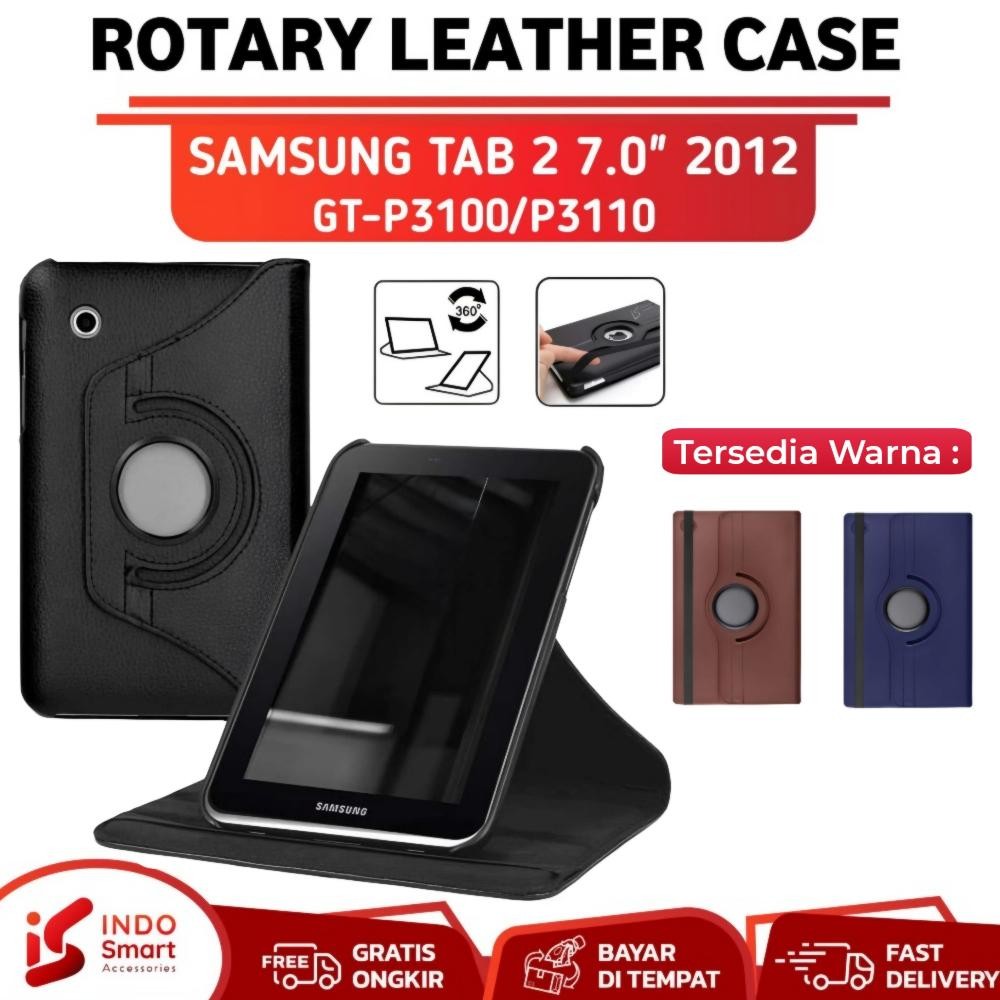 Case Samsung Tab 2 / Samsung Tab 2 / Samsung Galaxy Tab 2 7 Inch 2012 P3100 Casing Flip Book Cover C