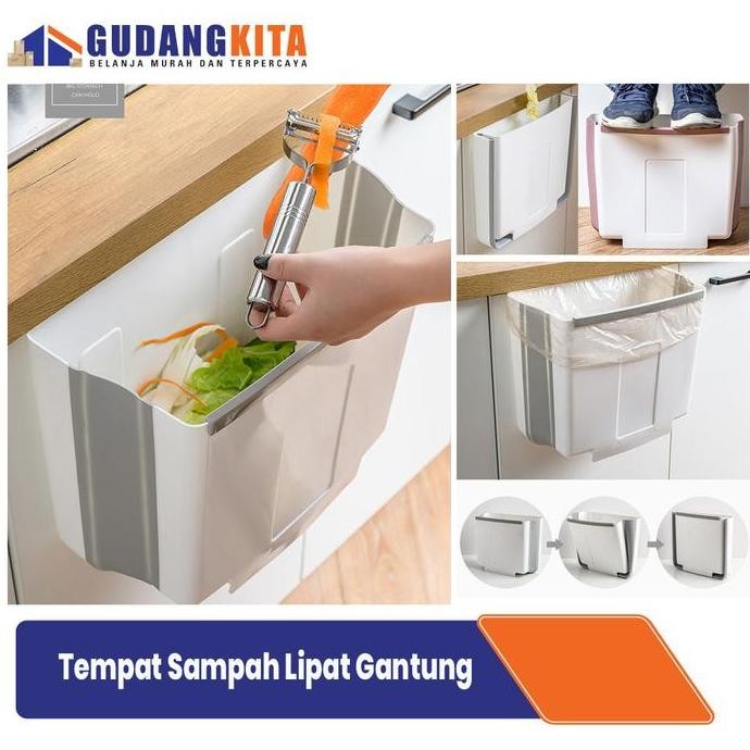 Tempat Sampah Lipat Gantung Untuk Dapur Dan Mobil