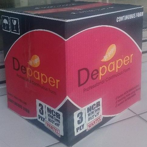

TERBARU - 3 Ply Wartel Kertas Continuous Form Depaper 9 1/2" X 11