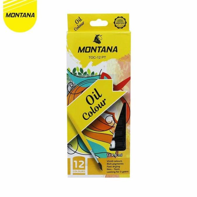 

*****] Cat Minyak Murah, Oil Color 12 Warna