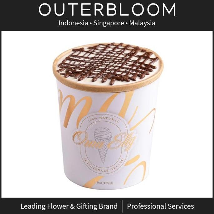

TERBARU - Ice cream cake gelato - Oma Elly Stracciatella Gelato - 500 mL