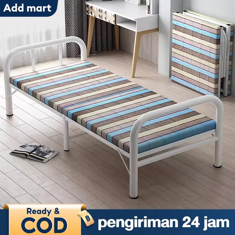 Dipan Tempat Tidur Lipat Ranjang Lipat Dipan 90X200 Single Ranjang Lipat Dipan120X200 Ranjang Besi K