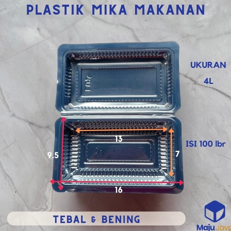 MIKA PLASTIK MAKANAN / MIKA KUE 6C 7C 5L 5T 4L 3T 3L 2A / MIKA TEBAL / MIKA BENING / MIKA KUE / MIKA
