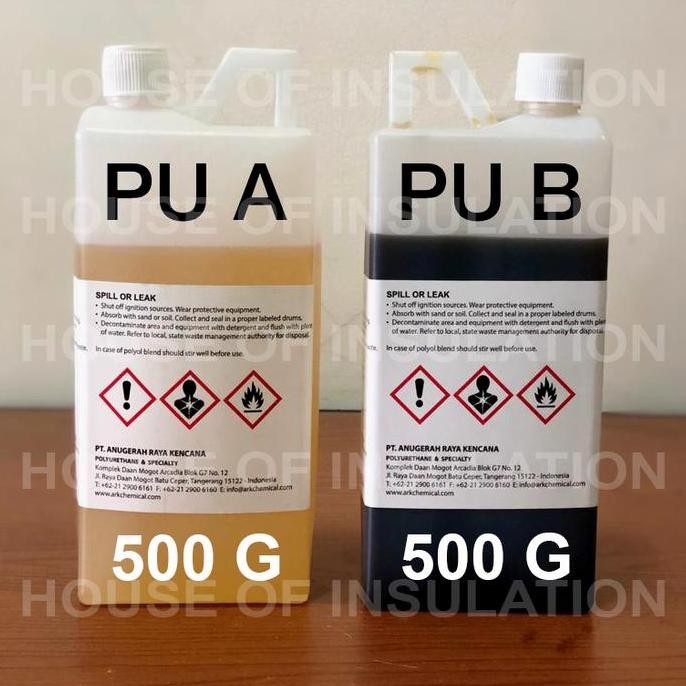 Murah Polyurethane Foam Pu A Pu B ( 500 G Pu A 500G Pu B)