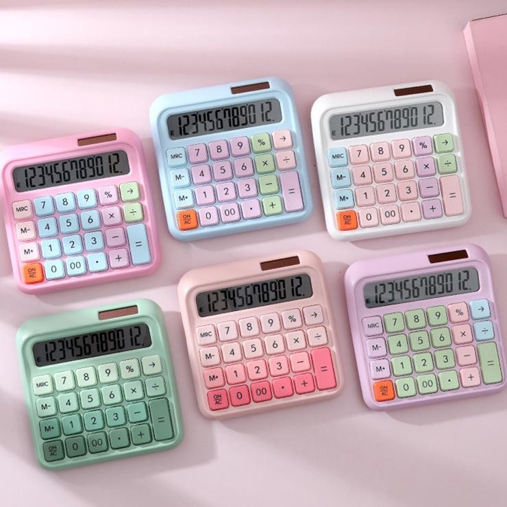 

Kalkulator Bisa Hitung 12 Dit Angka Dengan Layar Lebar Dan Anti Slip Dual Power Warna Pastel