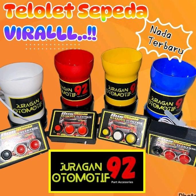 Klakson Basuri Charger / Klakson Sepeda / Telolet Basuri Motor