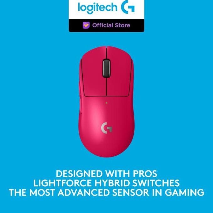 Logitech G PRO X SUPERLIGHT 2 Mouse Gaming Wireless E-Sports - Magenta