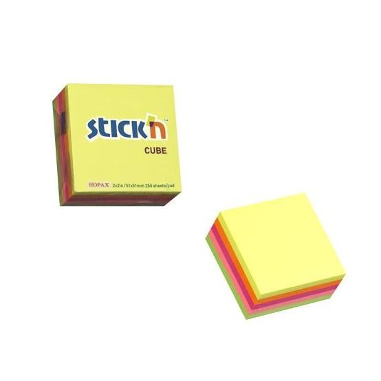 

BEBAS ONGKIR - Stick'n Regular Cube (2x2) 21203 [1 Lusin] Sticky Note Memo