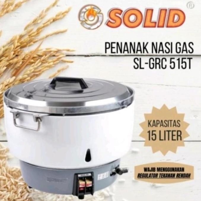 Rice Cooker Gas Solid 15 Liter