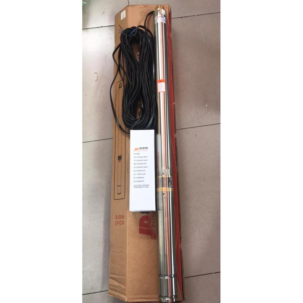 #####] INOTO 2.5IN 123 + KABEL 30M submersible 0,5hp 1/2hp 2.5 2,5 IN 2,5IN