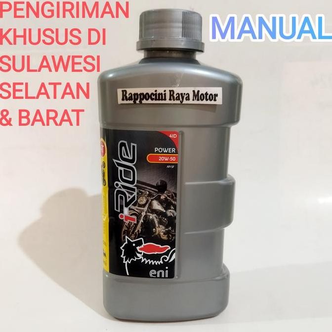 +++++] OLI MESIN MOTOR ENI / AGIP 0,8L 20W-50 4T