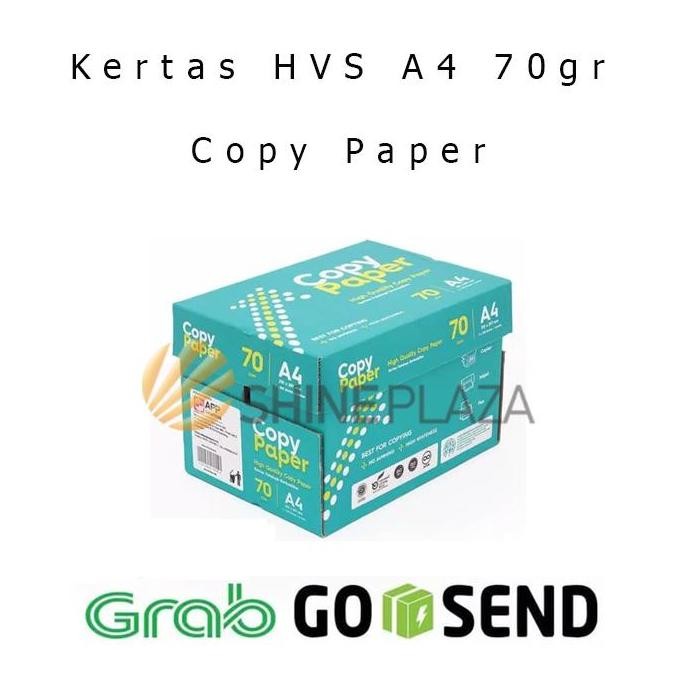 

NEW Kertas HVS A4 70gr Copy Paper 1 Dus - Khusus Gosend