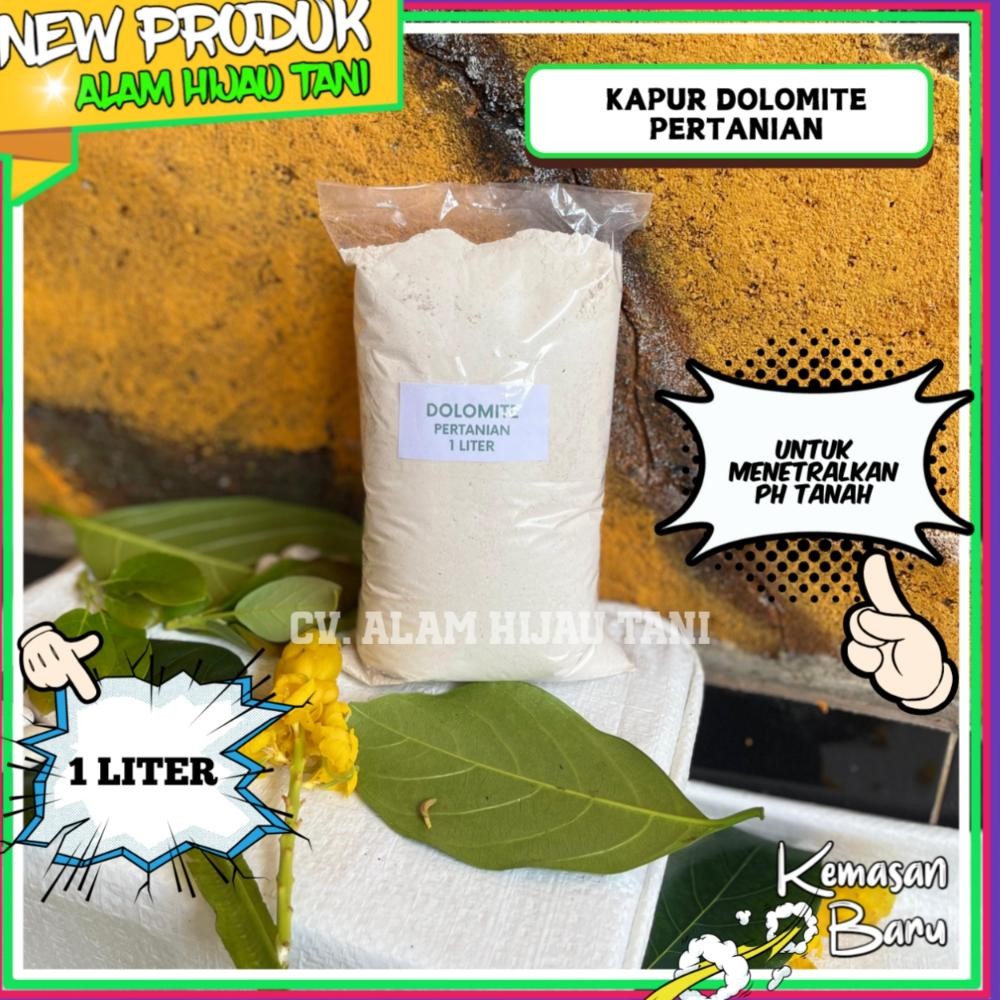Promo Cod Aht - Kapur Dolomit Pertanian 1 Liter - Dolomit Pertanian - Kapur Pertanian Dolomit ><