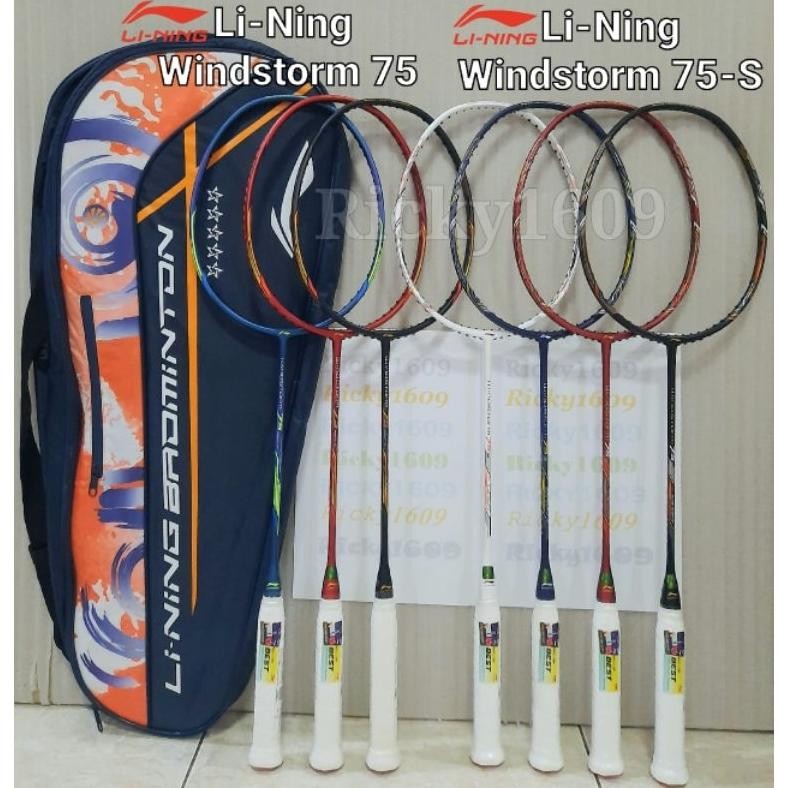 Raket Badminton Lining Windstorm 75S - Raket Lining Windstorm 75-S ( Raket Lining Windstorm 75S ) We