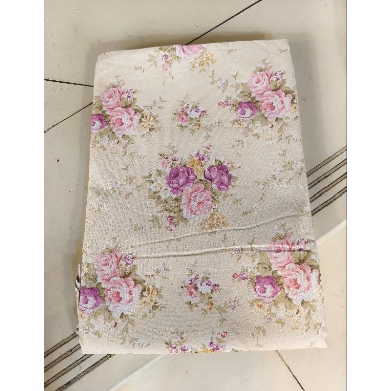 CR - TAPLAK MEJA MAKAN UNTUK 6-8 KURSI BAHAN KAIN MOTIF SHABBY TERLARIS