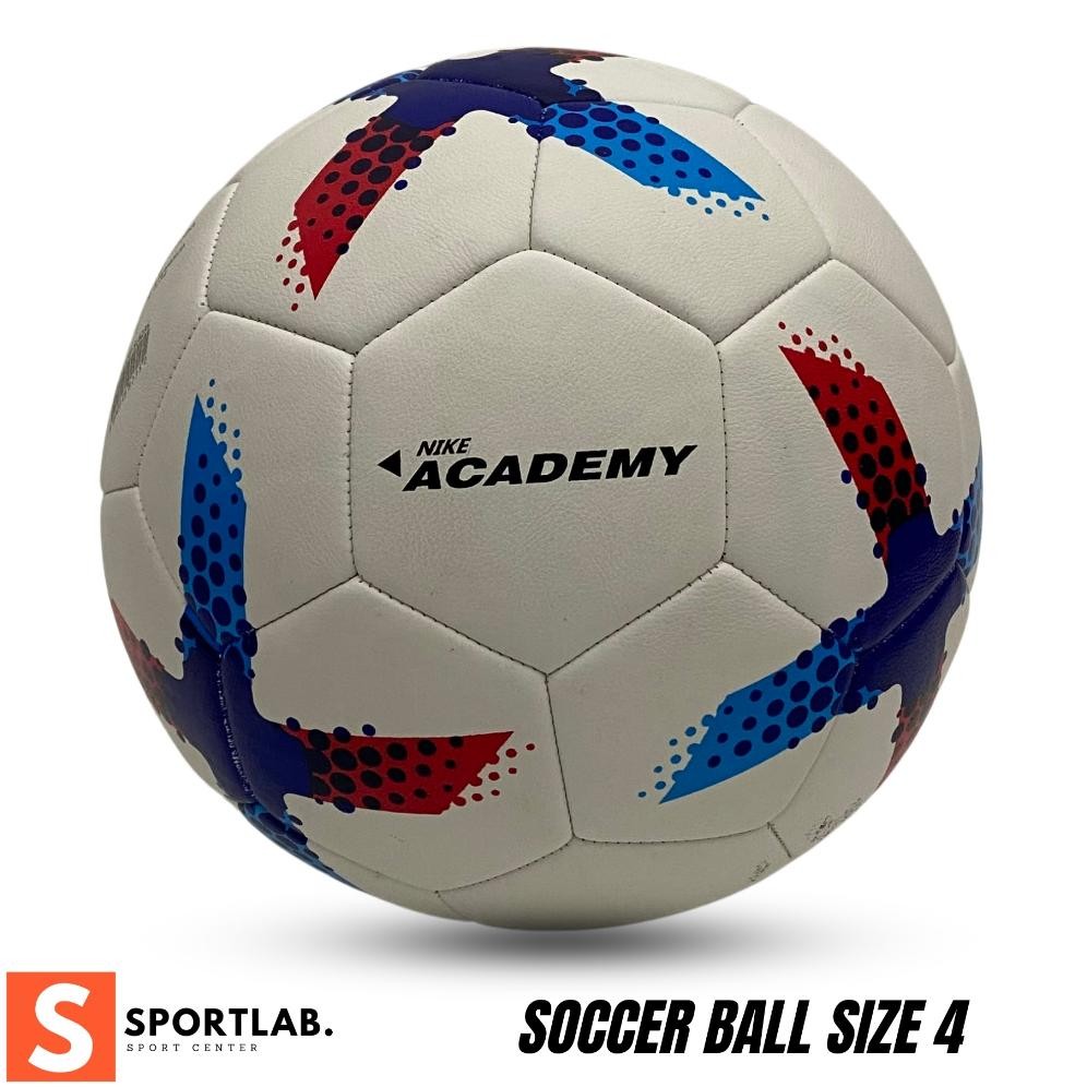 Bola sepak size 4 bola kaki academy bola kaki size 4 jahit mesin premium Nugi