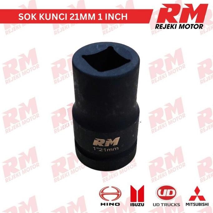 MATA SOK IMPACT 21 MM KUNCI SOCK RODA TRUCK 1 INCH 21 MM KUNCI SHOCK