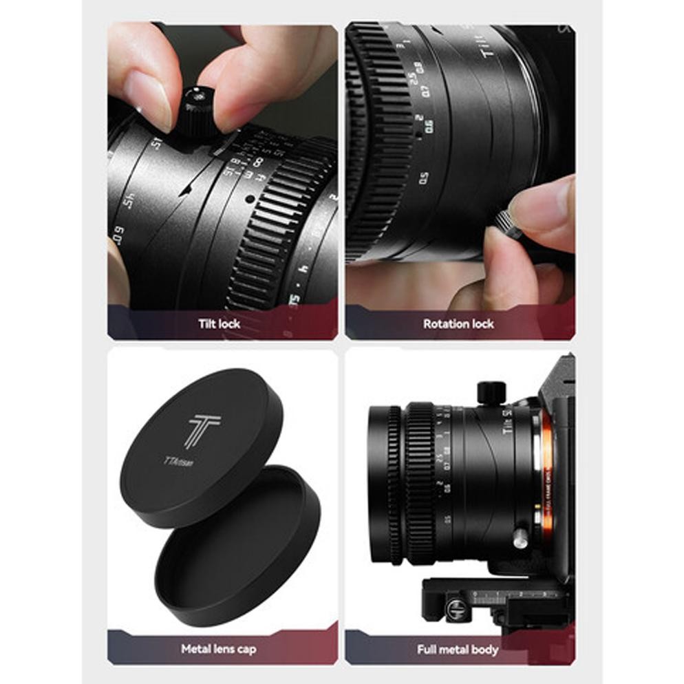 TTArtisan Tilt 50mm f1.4 Lens TTArtisans 50 MM f1.4