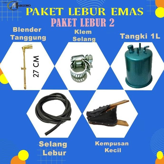 Paket Lebur 2 - Alat Lebur Emas