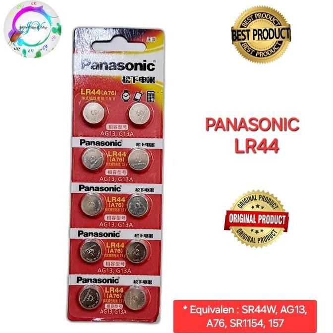 New  Baterai Panasonic LR44 Original