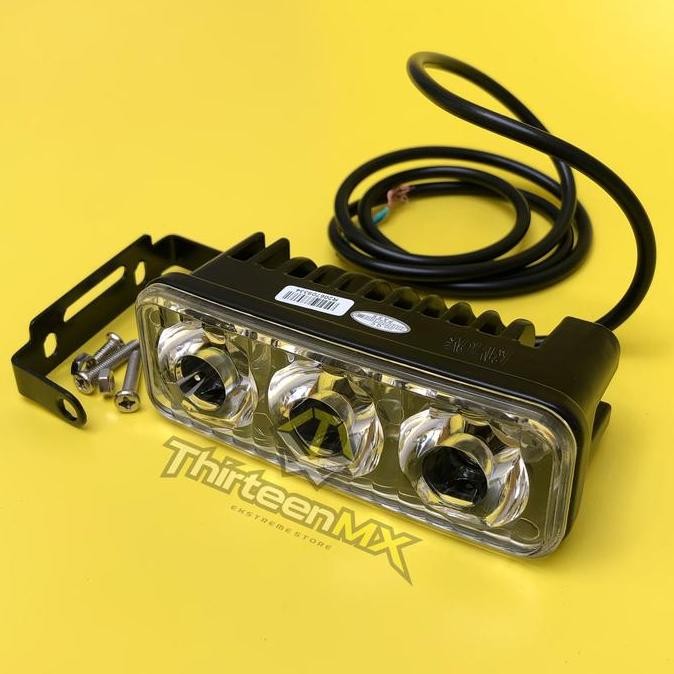 Lampu Tembak Sorot LED 3 Titik Mata RTD Trail KLX CRF WR 155 150