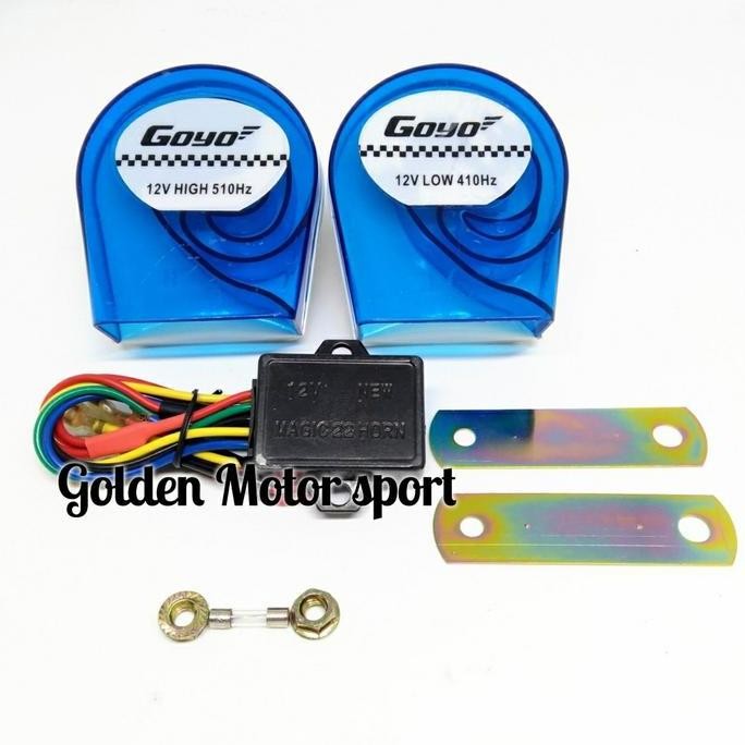 Klakson Gema Echo 8 Suara Plus Relay - klakson telolet Klakson Keong